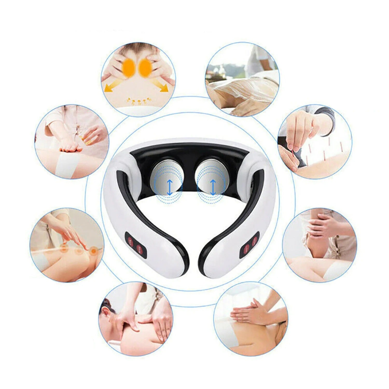 Electro Estimulador Masajeador Cuello
