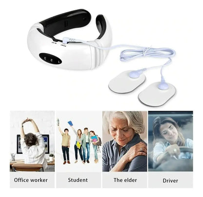 Electro Estimulador Masajeador Cuello