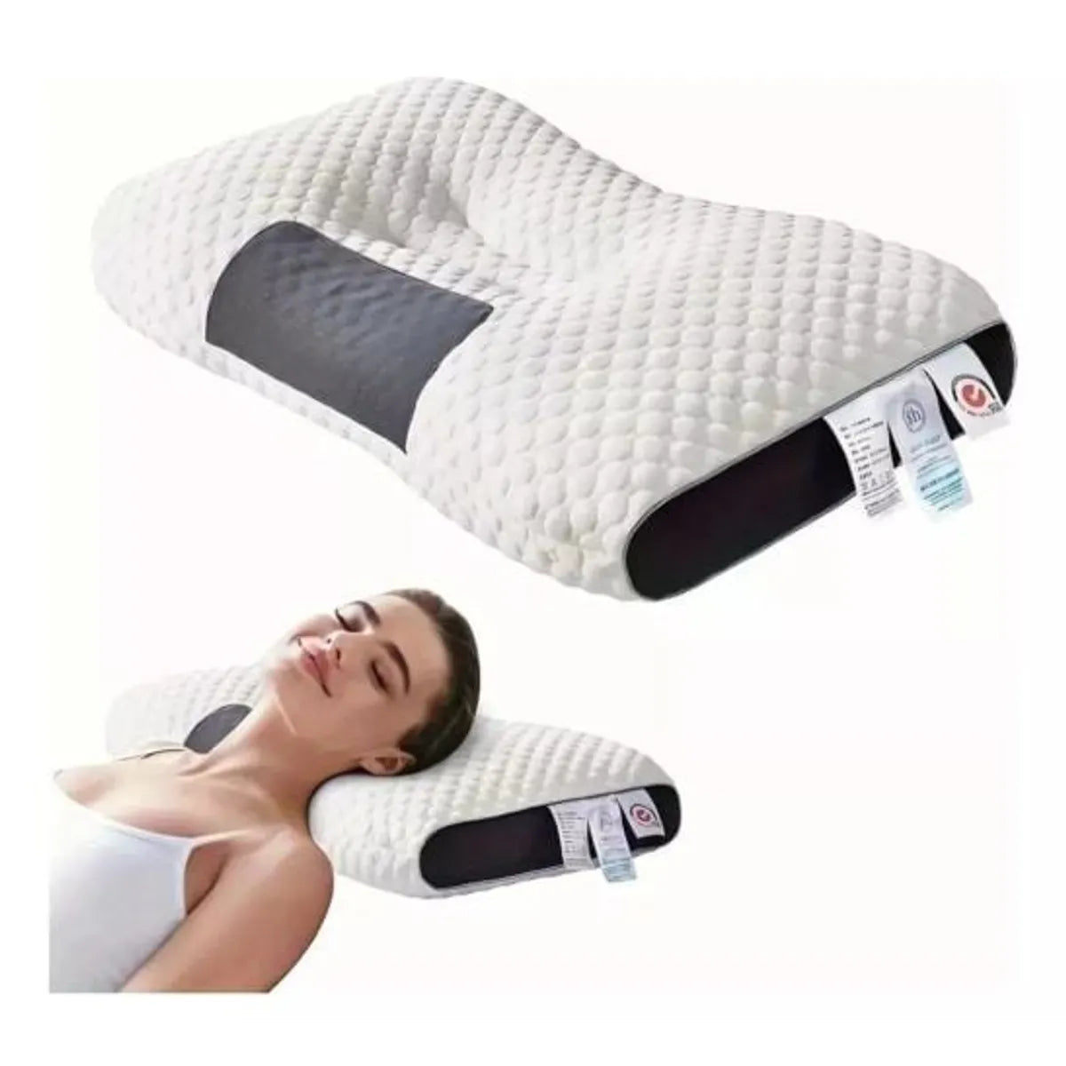 Almohada cervical para aliviar el dolor